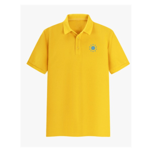 Camiseta Polo Amarela Prosperar