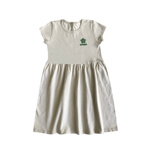 Vestido Infantil Bege